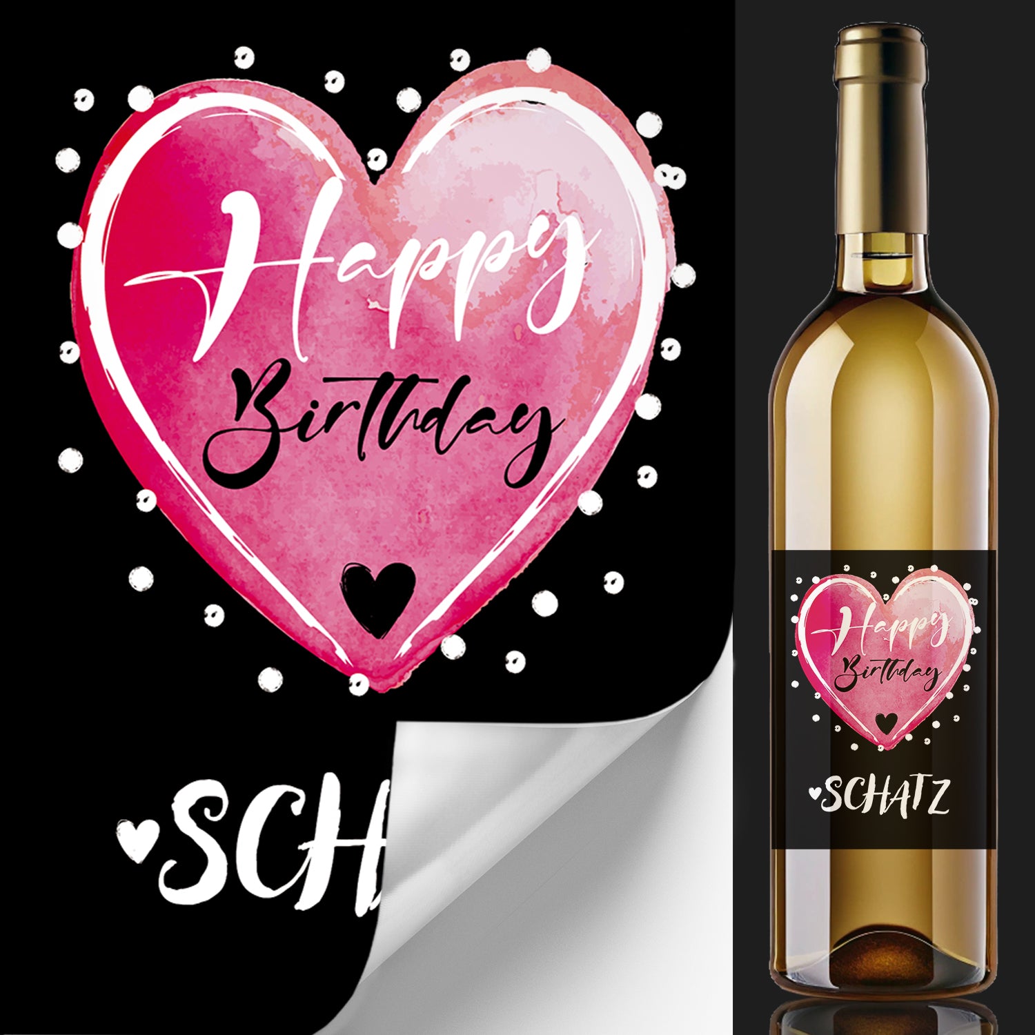 Funke & Brand Flaschenetikett Wieder 29 Happy Birthday Geburtstag