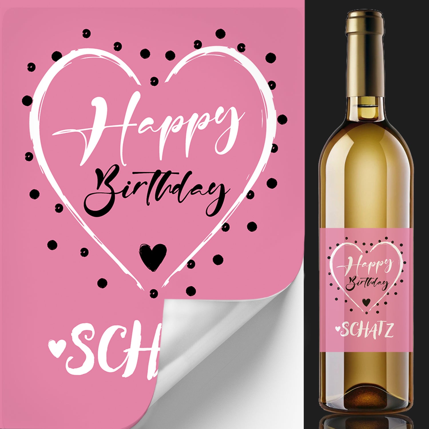 Funke & Brand Flaschenetikett Wieder 29 Happy Birthday Geburtstag