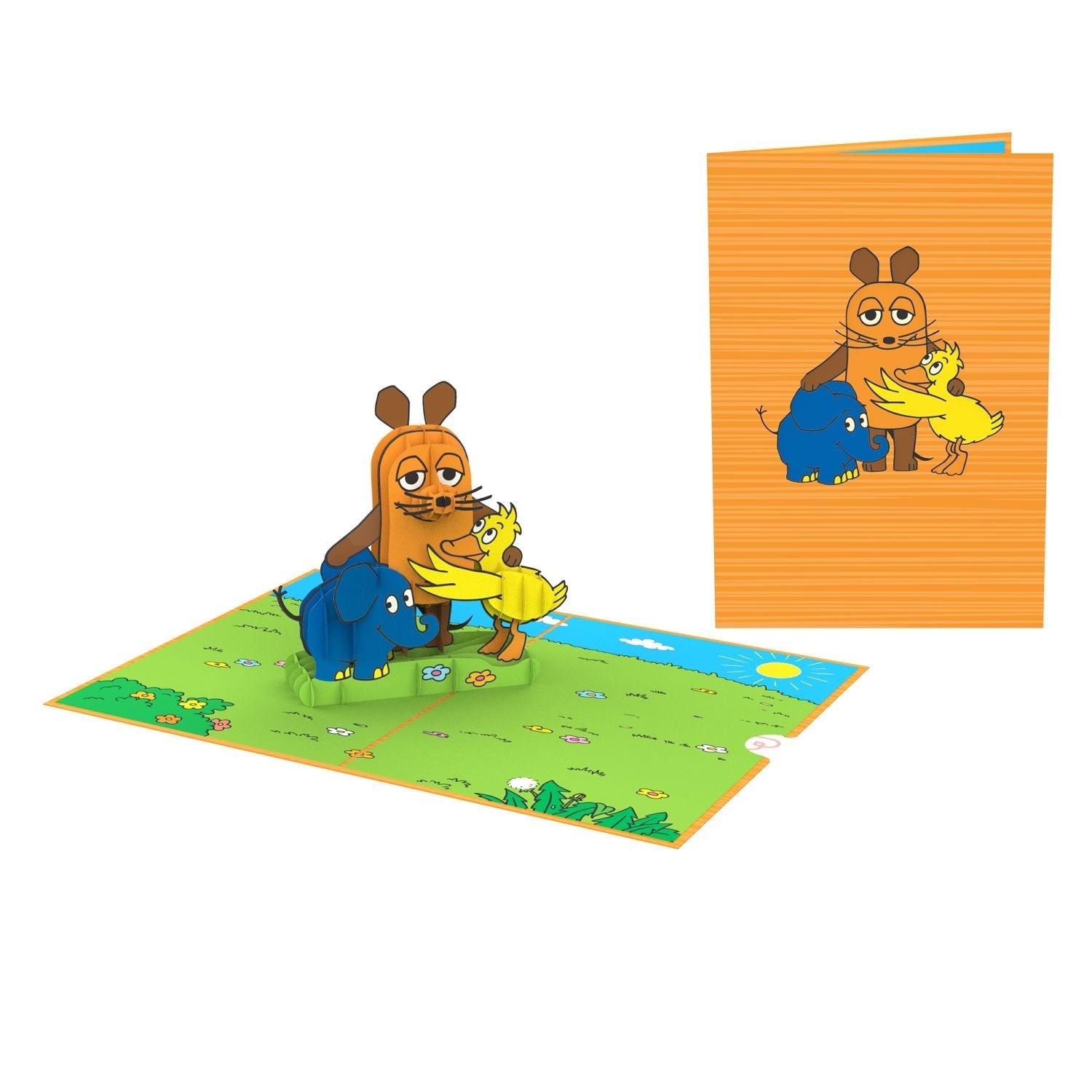 Die Maus® Beste Freunde Pop-Up Karte